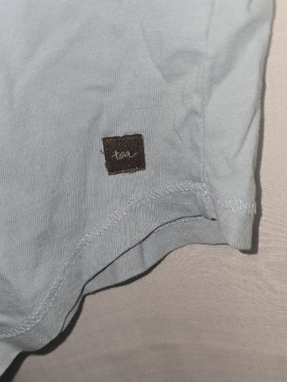 Tea Collection Light Blue Raglan Tee with Colorful Fish Print - Picture 5 of 6